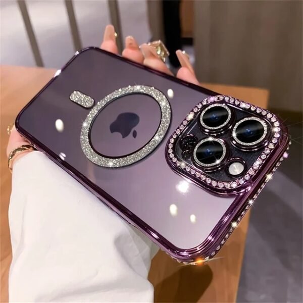 Purple luxury diomond case