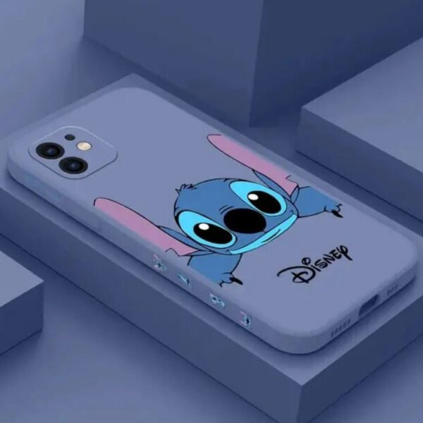 Blue little stitch phone case