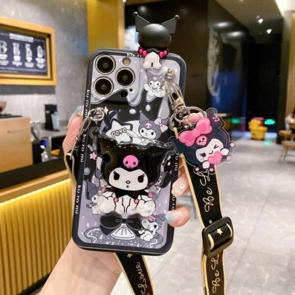 Sanrio Kuromi My Melody black with strap