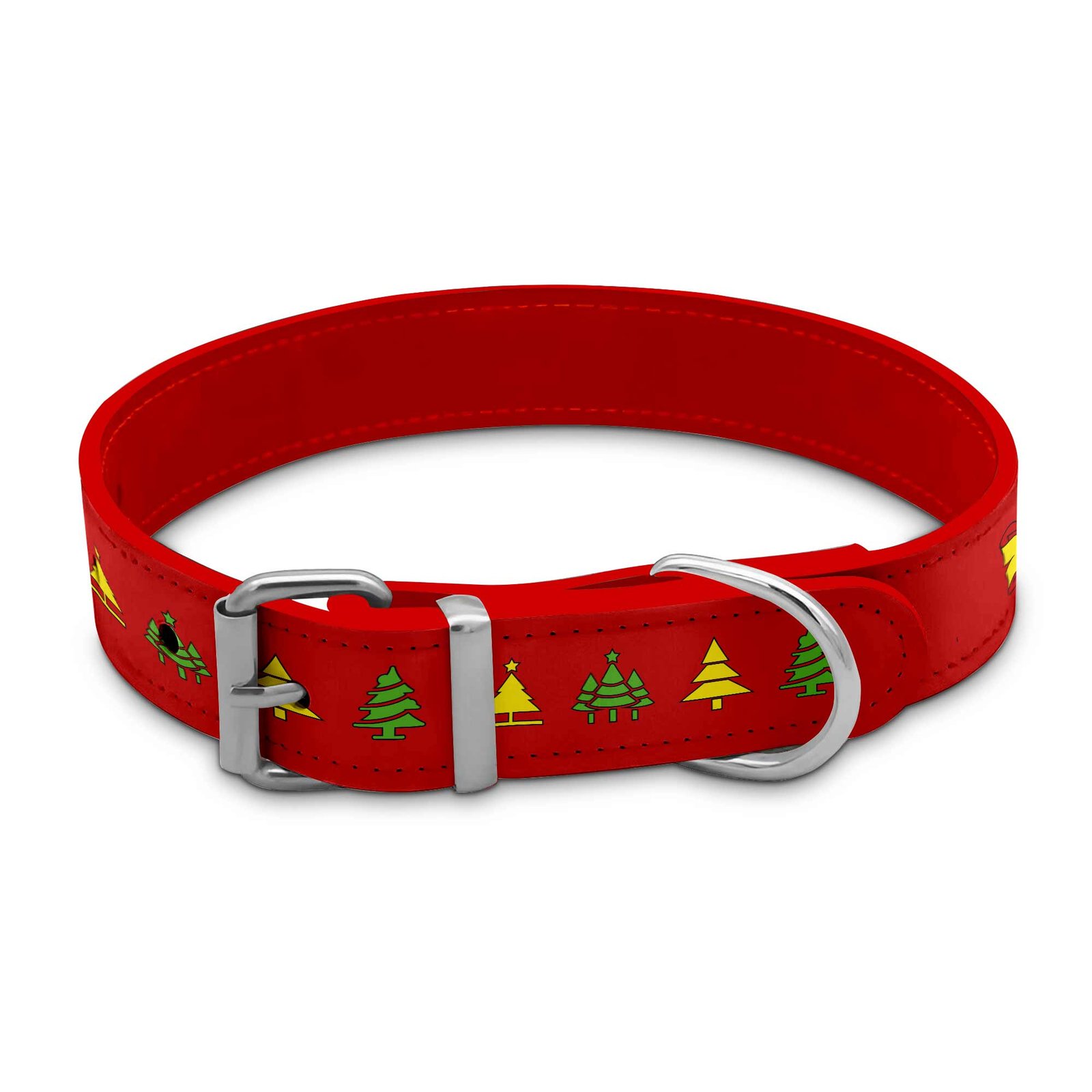 Red Collar - Yellow & Green Xmas Tree - Image 3