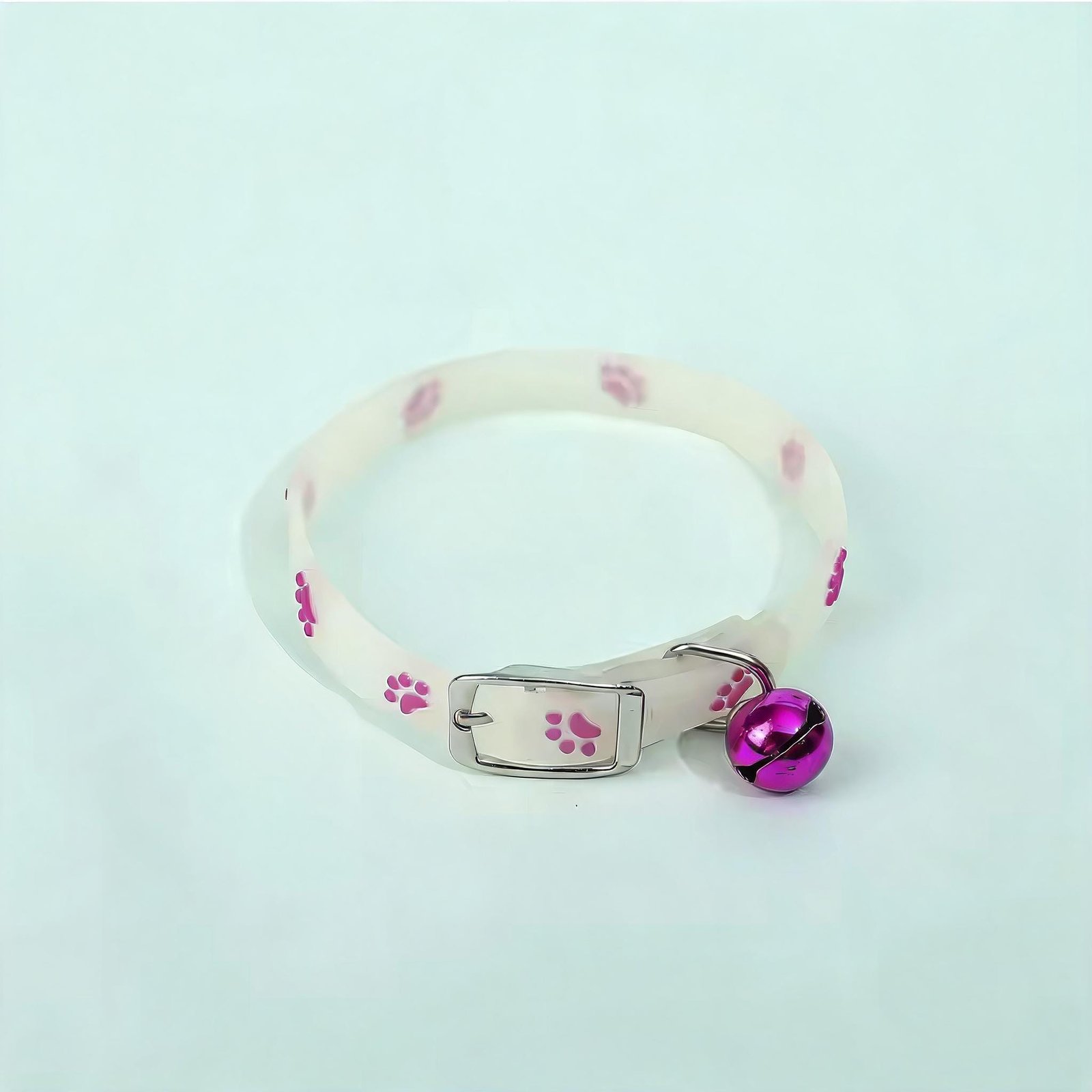 Glow in the Dark Cat & Small Dog Collar – Silicone – photo 6