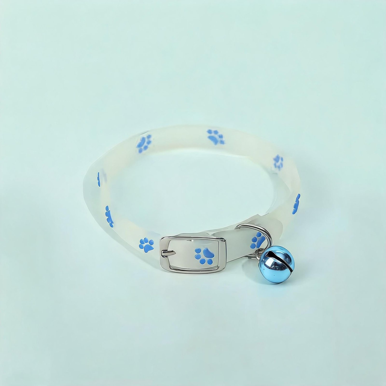 Glow in the Dark Cat & Small Dog Collar – Silicone – photo 2